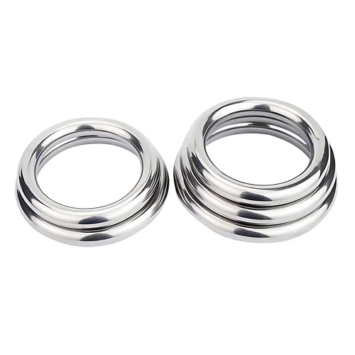 A2 Edelstahl Schwerlast massiv Metall O Ring geschweißt glatt rund Ringe - Bild 9 von 10