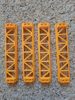 Lego Train Track Roller Coaster Straight 16L Parts Lot of 4