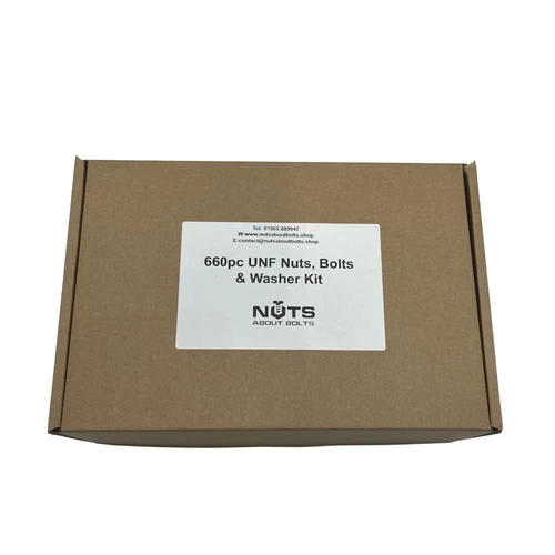 660pc UNF BZP Nuts Bolts & Washers Restoration Kit for Hillman Imp