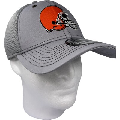 Cleveland Browns Hat Medium Large Flex Fit Cap Soft Mesh New New Era  NFL