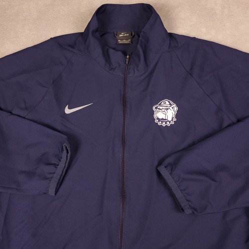 Nike Dry Men's DriFit Hoyas Team Training Jacket Navy