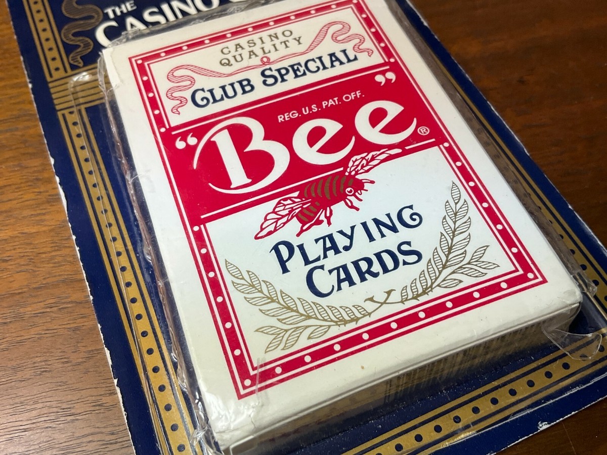 Casino Quality Club Special Bee Playing Cards Cambric Finish No 92