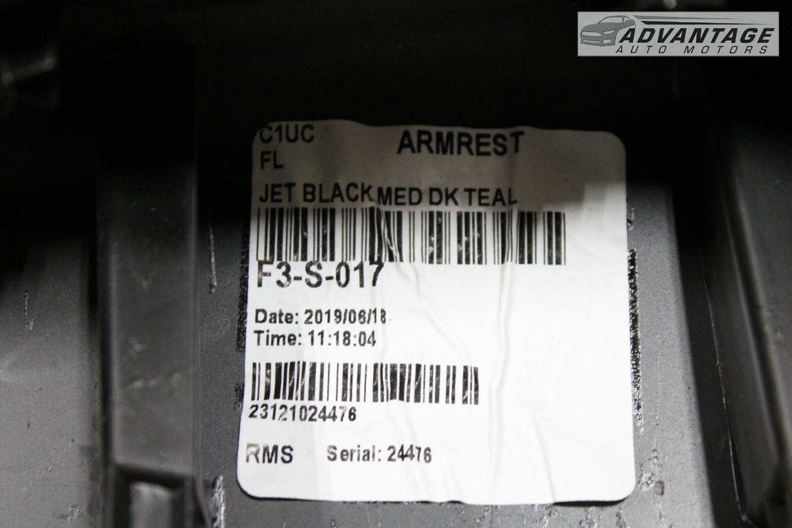 2019-2021 CHEVROLET BLAZER FRONT LEFT SIDE DOOR PANEL PULL ARMREST BLACK OEM