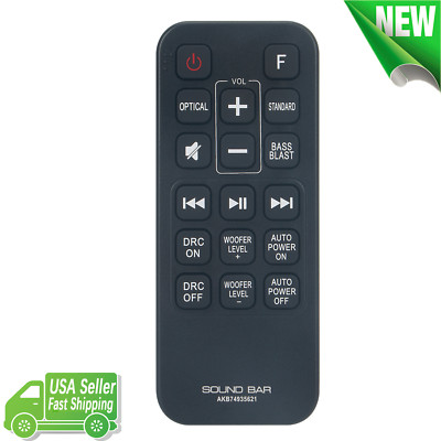 New AKB74935621 Replaced Remote Control for LG Sound Bar SJ2 SPJ2B-W SJ2.AEUSLLK