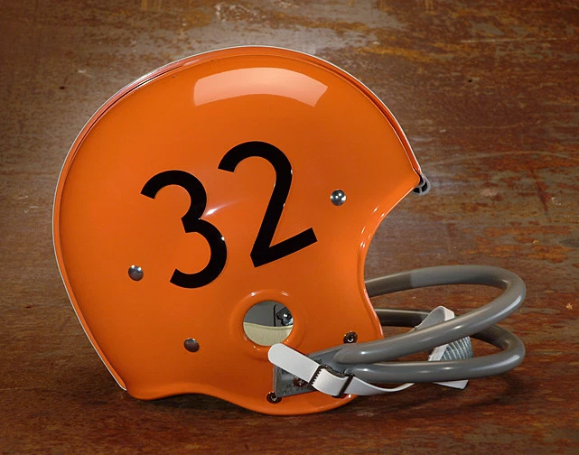 Casco de fútbol americano vintage estilo Cleveland Browns NFL - JIM BROWN 1957-1959 Foto 2 de 2