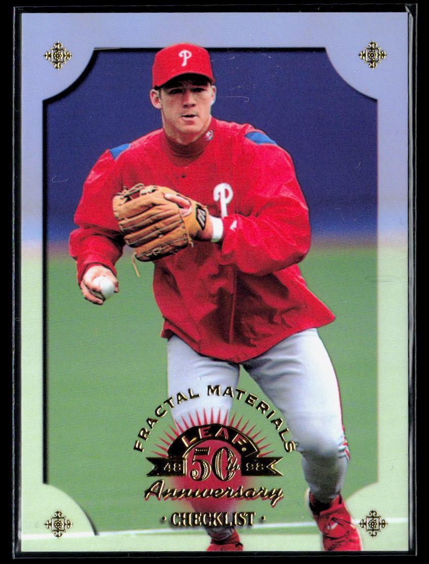 Scott Rolen 1998 Leaf Fractal Materials #199 #/3250 NMT
