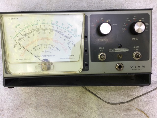 Heathkit VTVM Model Im-13 Vacuum Tube Volt Meter E6 for sale online