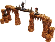 Accessory - Dripstone Bridges WarLock Tiles D&D Terrain NEW WZK 16548