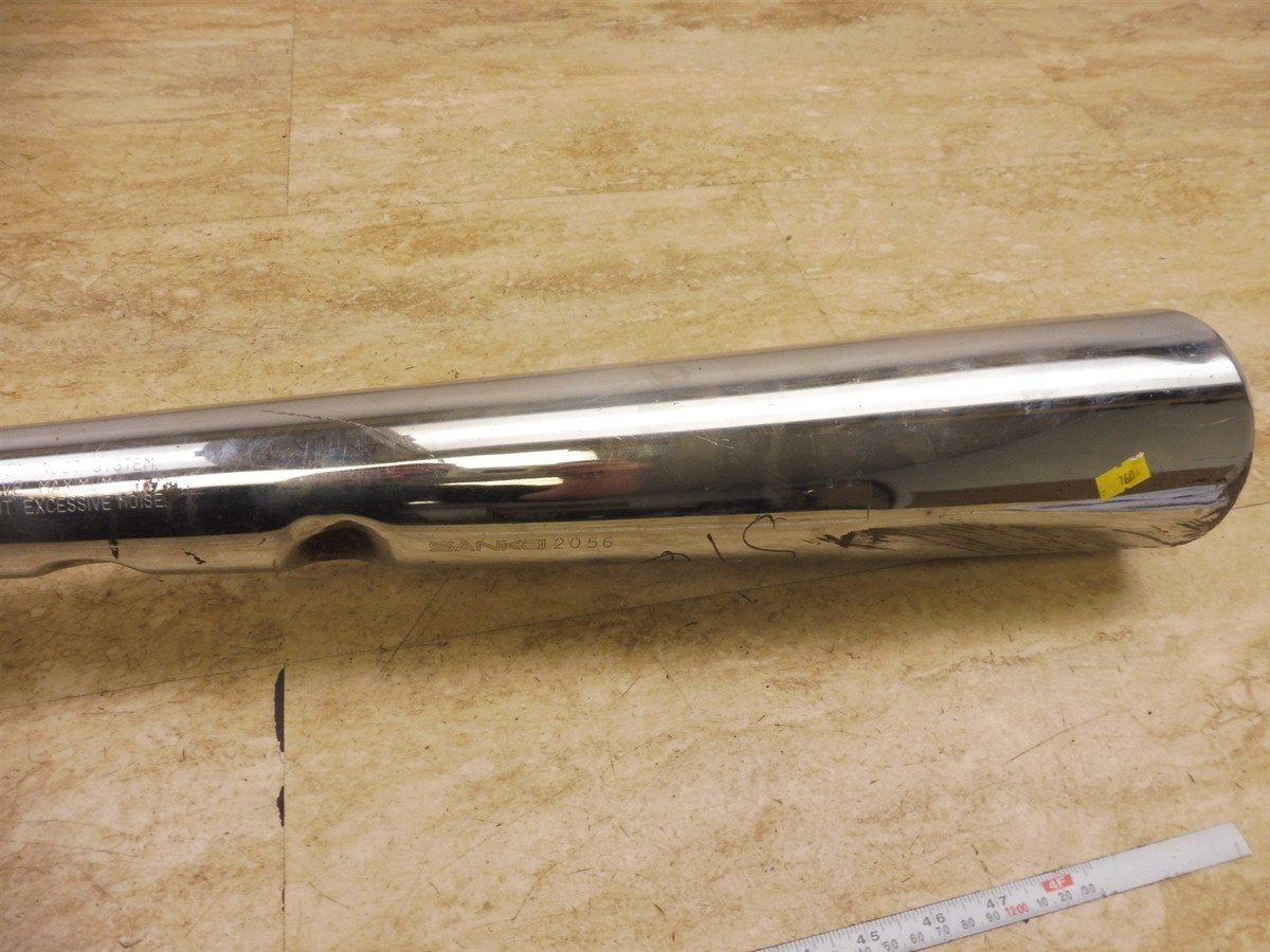 1980 Suzuki GS450 S235* Left Side Exhaust Pipe Header Muffler | eBay
