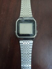 Vintage Casio Touch Sensor Calculator TC-600 Men's Wristwatch For Parts