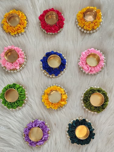 Teelichthalter Metall Kerzenhalter Diwali Diyas. 5 teiliges Set - Bild 3 von 3