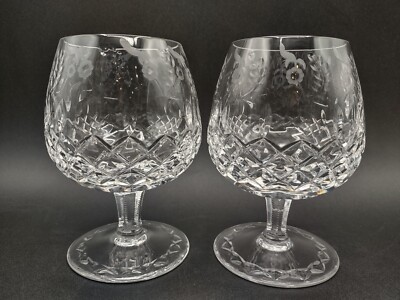 ROGASKA GALLIA Cognac Snifter Brandy Glass Handblown Crystal 5'' h SET of 2
