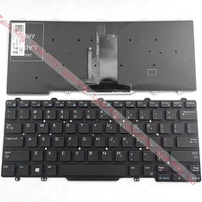 US Backlit Keyboard for Dell Latitude 3340 3350 5450 5480 5488 5490 No L R click