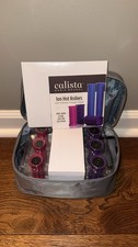 Calista Tools Ion Hot Rollers 12 - 1" Short, 1.25" Medium Clips Stand Case Gray