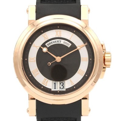 Authentische Breguet Marine Large Date RG 5817BR/Z2/5V8 PG/RG mechanische Aut...