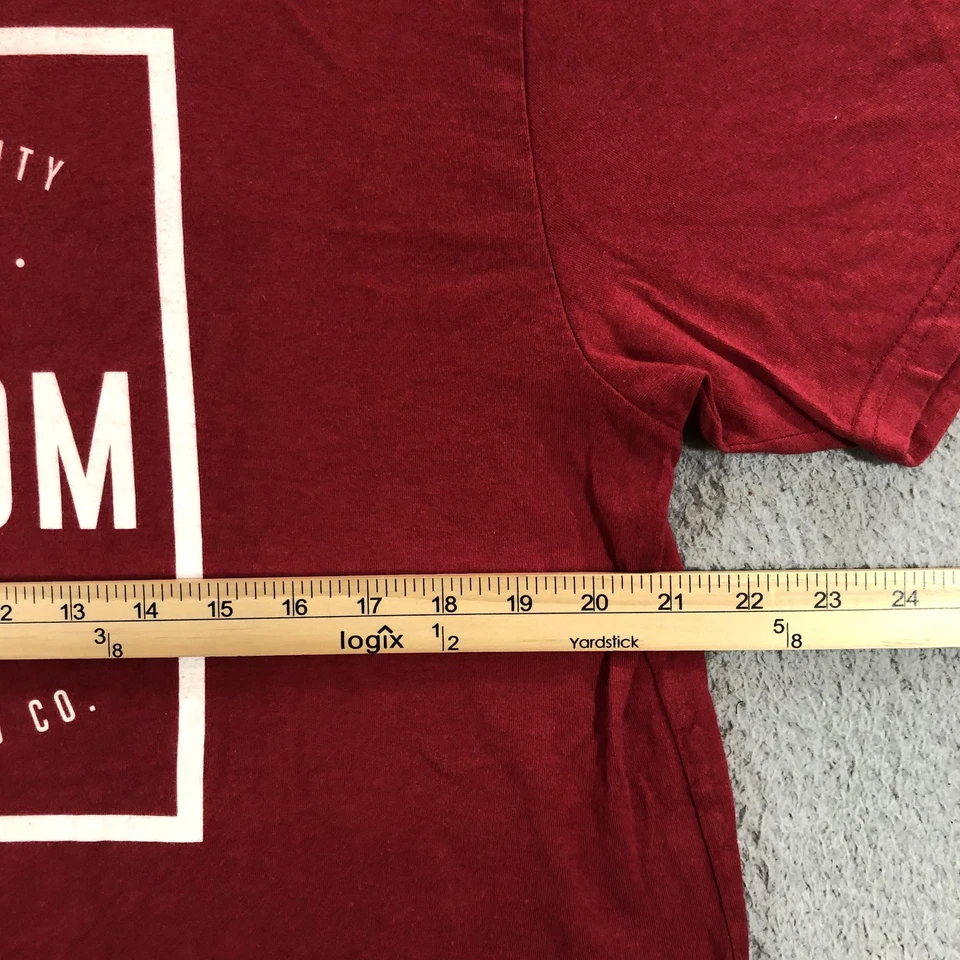 Volcom Shirt Mens XL Red Premium Quality Stone Made Graphic Tee Casual Cotton - Image 3 of 4