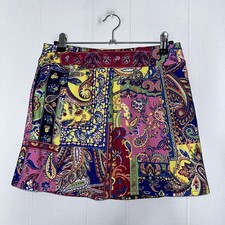 RLX Golf Girl  s Performance Skirt Paisley Floral Patchwork Size XL 16 NWT