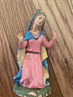 Vintage Fontanini Mary Figurine 4.5" Italy Depose Roman Nativity #2 🎄🇮🇹 — photo 3