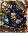 3 lbs Vintage Modern Southwestern Style Estate Costume Jewelry Fun Mystery Lot!