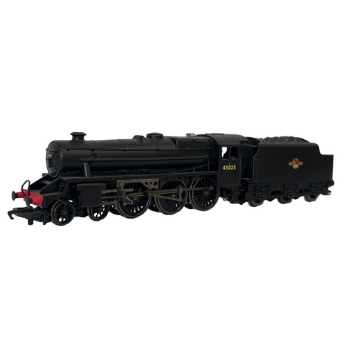 DCC Equipado Funcionamiento Hornby R3494 Calibre OO 45025 BR Negro 4-6-0 Tender Loco | Condition: Used
