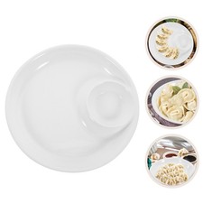 Divided Soup Sandwich Plate Ceramic Soup Bowl Plate soup and sandwich plate
