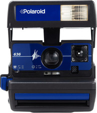636 Blue Instant Film Camera