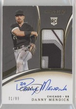 2020 Panini Immaculate Rookie 1/99 Danny Mendick #121 Patch Auto 00gy