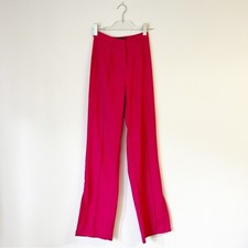 PRETTYLITTLETHING Hot Pink High Waisted Trousers Size 2