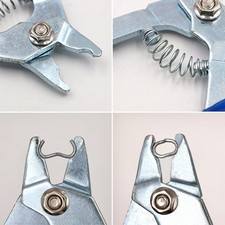 New Hot Ring Plier + 600pcs M Nail Staples for Bird Chicken Mesh Cage Wire Fenci