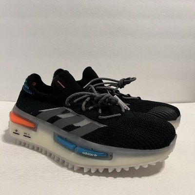 adidas gazelle silver green womens adidas NMD_S1 Shoes - Men's - Core Black Five / Off White
