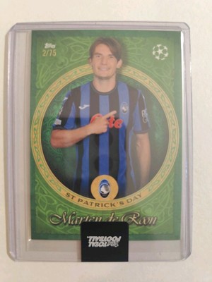 Topps Total Football 24/25 Marten de Roon St. Patrick's Day /75 Atalanta Bergamo