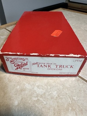 Kleiber Scale Structures Ltd. Rapid Motor Co. Tank Truck HO Scale #7112