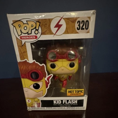 Funko Pop! Vinyl Kid Flash #320 DC Universe Hot Topic Exclusive Figure
