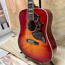 Acoustic electric guitar Cherry Sunburst Hummingbird Standard Vintage 20 fret