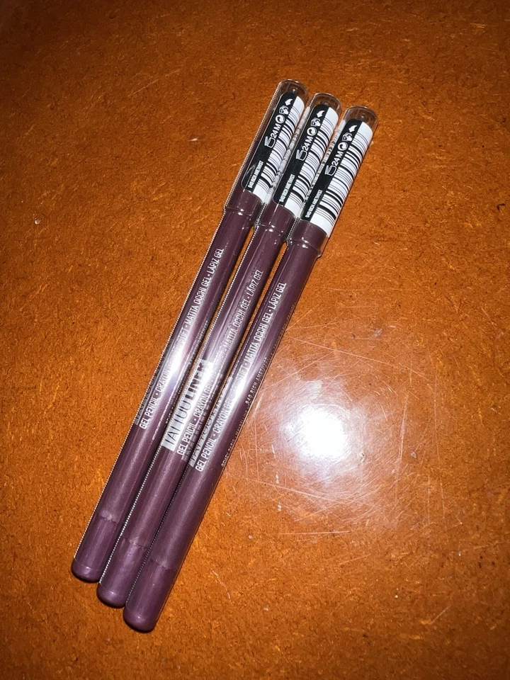 Lot De 3 Crayon Tattoo Liner Gel Pencil 940 RICH Amethyst Maybelline - Photo 1/4