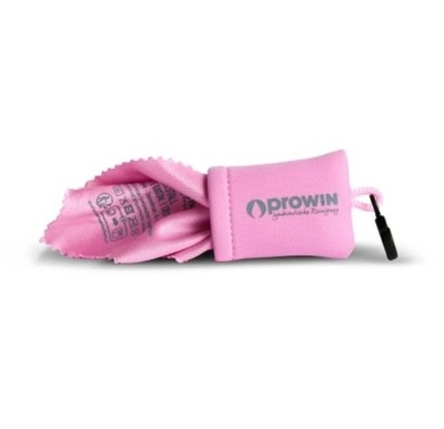prowin Sonderedition Kristall mini pocket Brillentuch Brille Brillenputztuc pink
