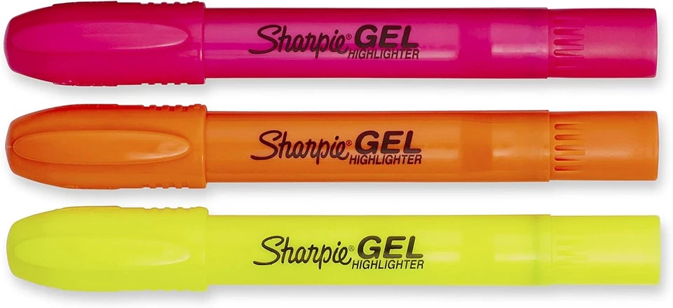 Iluminadores en gel SHARPIE, 3 unidades (paquete de 1), amarillo/rosa/naranja  Foto 2 de 4