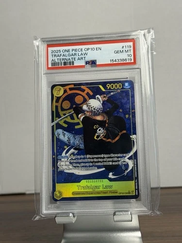 One Piece OP10-119 Royal Blood - Trafalgar Law (Alternate Art) GRADED PSA 10