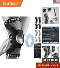 Breathable Knee Brace with Patella Stabilizers - Instant Pain Relief & Recovery