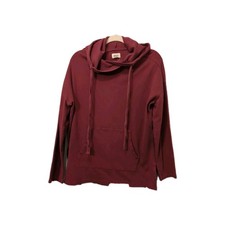 Pact Organic Cotton Hoodie Sweatshirt Burgundy Red Size M Athleisure Sporty