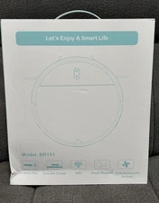 Remote Robot Vacuum Mop Combo ZCWA 2.4GHz WiFi 4 Modes Charge Blue 2600mAh NEW