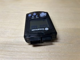 Sega Dreamcast HKT-7000 Smoke Black Visual Memory Gray VMU New Batteries