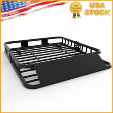 46516484 Universal Roof Rack Cargo Basket Car Rooftop Baskets Luggage 200lbs