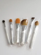 i.d. Bare Escentuals Cosmetic Brush Lot Max Coverage Face Brush Concealer SEALED