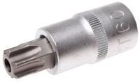 "Bgs BIT-EINSATZ, 12,5MM (1/2\"), T-PROFIL (FÜR Torx) Mit Bohrung T60"