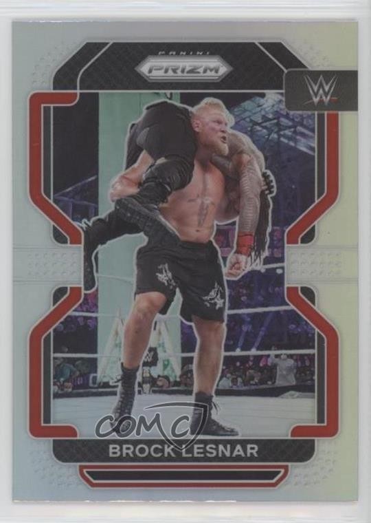 2022 Panini Prizm WWE Silver Prizm Brock Lesnar #135 2du