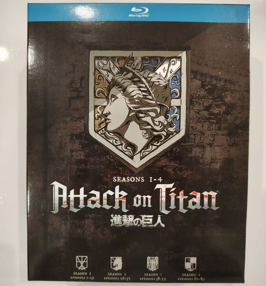 進撃の巨人 Blu-ray BOX シーズン1-4 Attack On Titan Complete Series, Seasons 1-4 (Blu-Ray, 8-Disc, Box