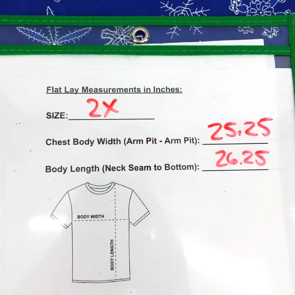 Camisa Coral Bay Mujer Talla 2X Azul Cuentas Bordada Copos de Nieve Top de Vacaciones Foto 4 de 4