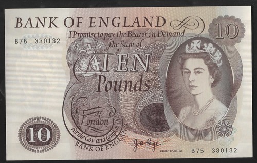 B326 PAGE 1971 TEN POUND £10 BANKNOTE - UNC - AUNC - SELECT YOUR NOTE - Afbeelding 5 van 26
