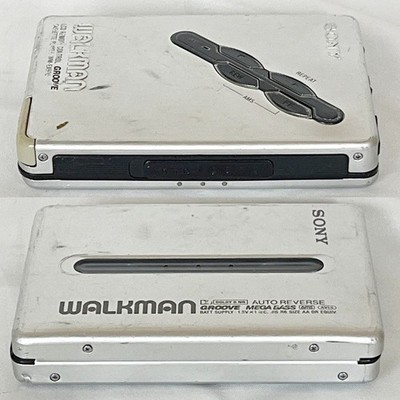 SONY WM-EX600 2000 Silver Walkman Vintage Cassette Player From